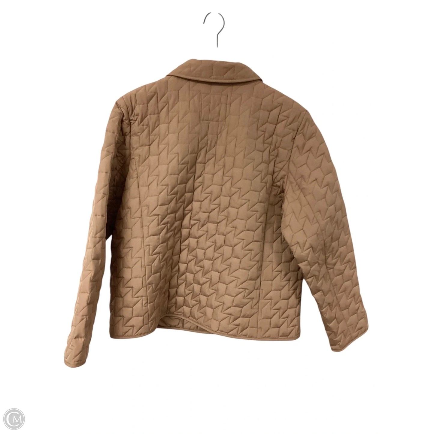 Jacket Puffer & Quilted By Talbots In Tan, Size: Xl