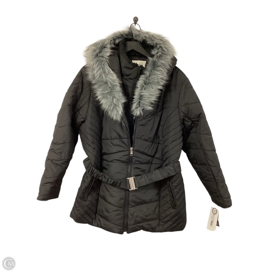 Coat Puffer & Quilted By Cmc In Black, Size: 1x