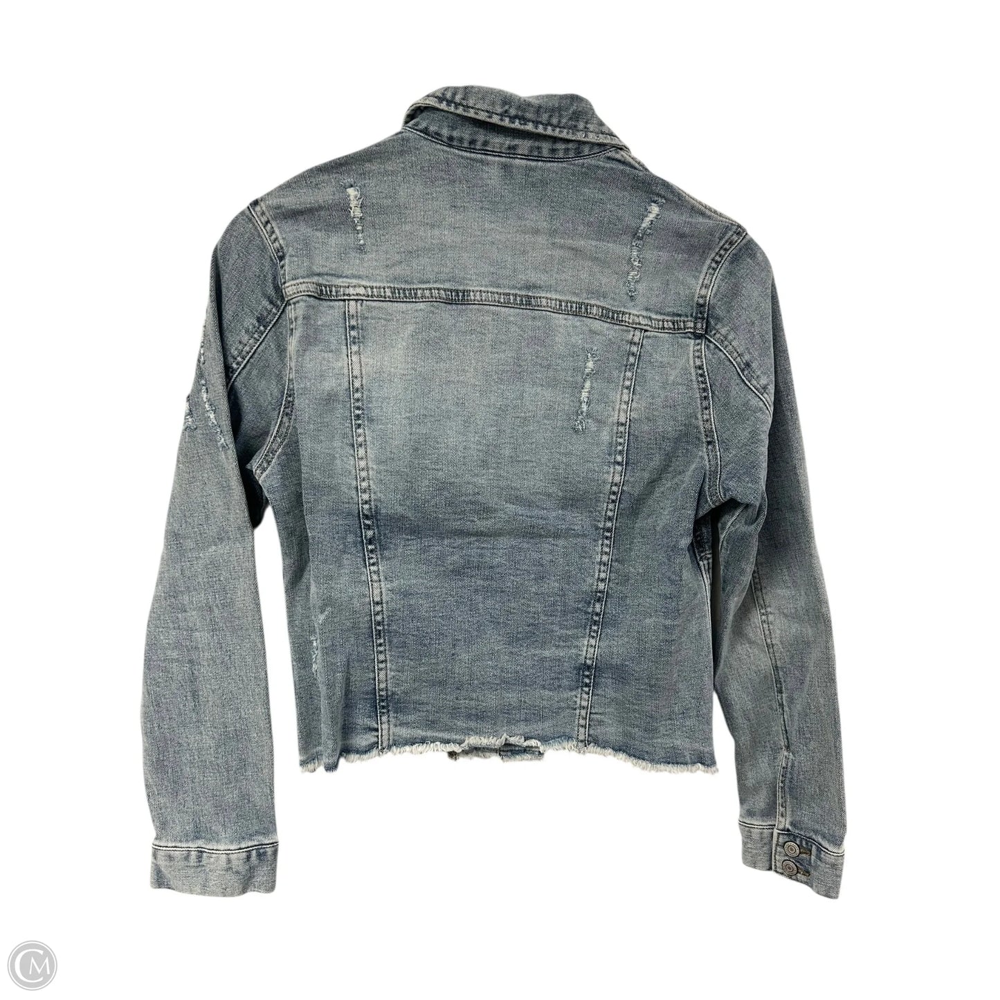 Jacket Denim By Eunina In Blue Denim, Size: S