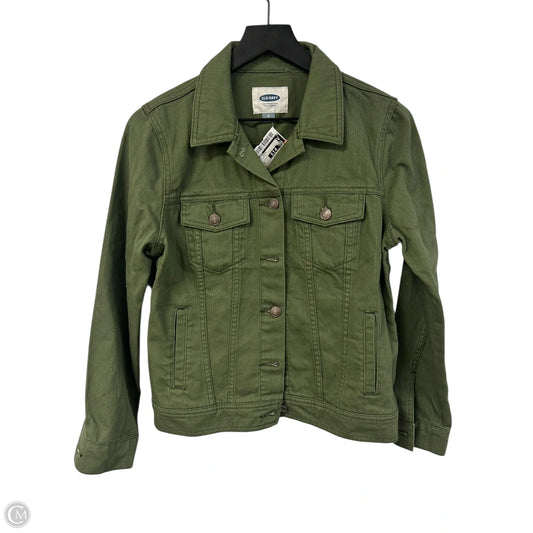 Jacket Denim By Old Navy In Green Denim, Size: M