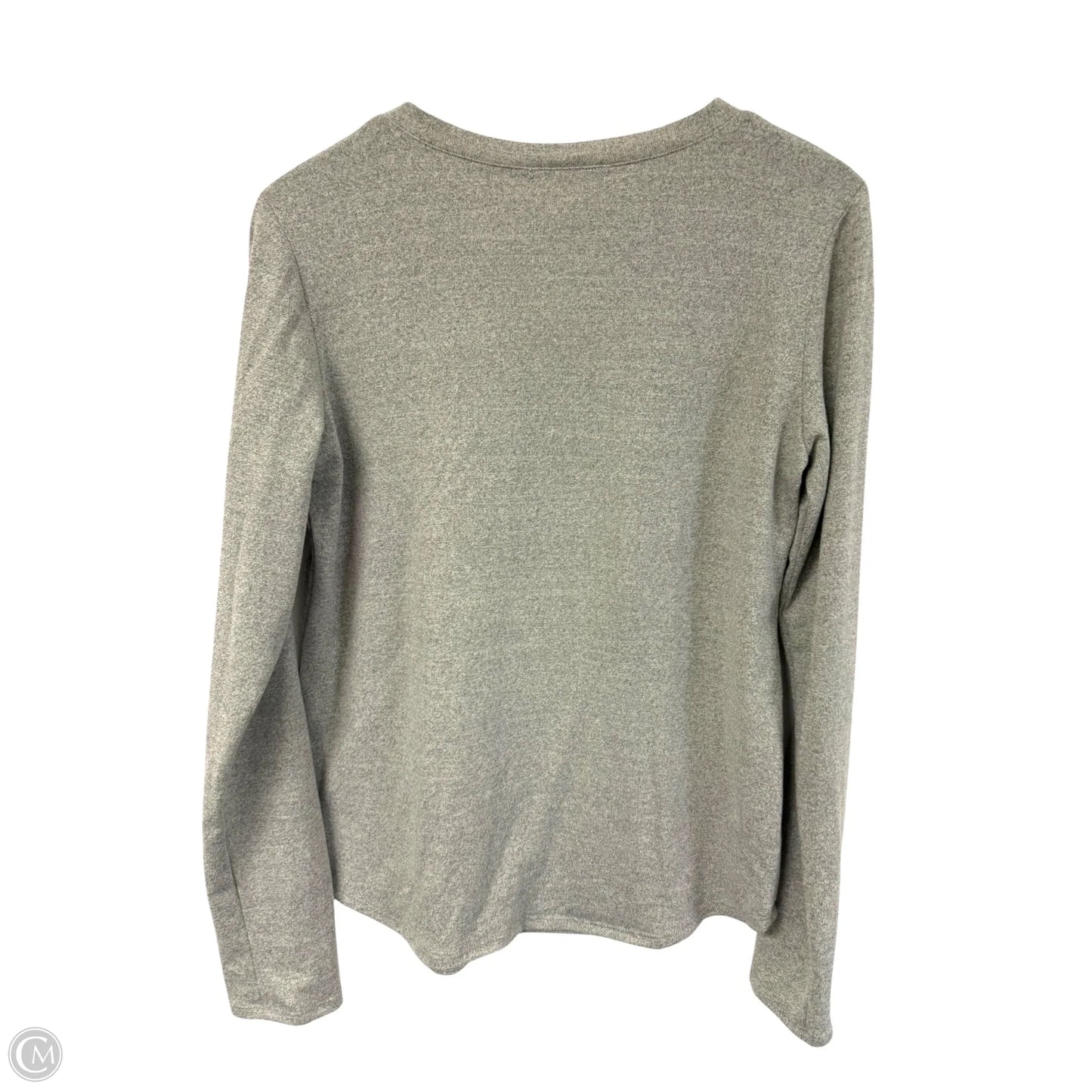 Top Long Sleeve By Clothes Mentor In Grey, Size: L