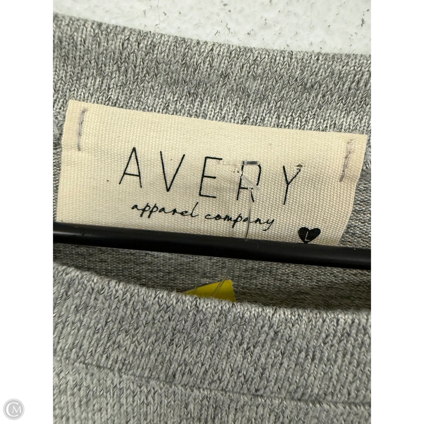 Top Long Sleeve By Clothes Mentor In Grey, Size: L