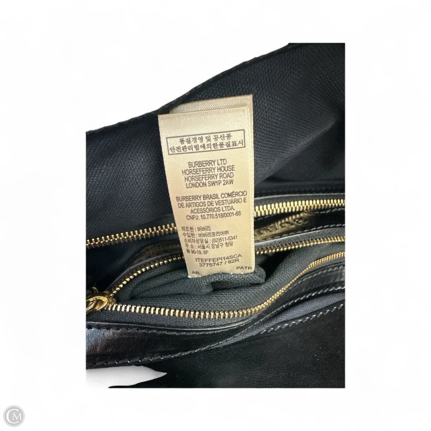 Handbag Luxury Designer By Burberry, Size: Large