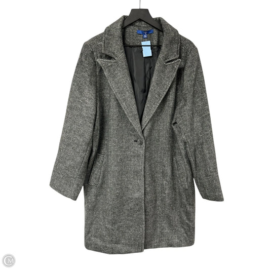 Coat Peacoat By Apt 9 In Grey, Size: Xxl