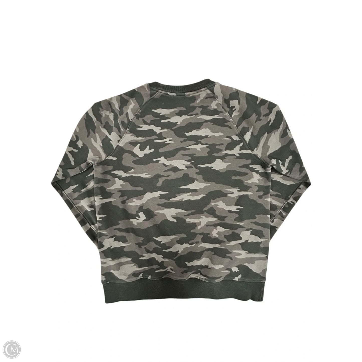 Sweatshirt Crewneck By Athleta In Black & Grey, Size: L