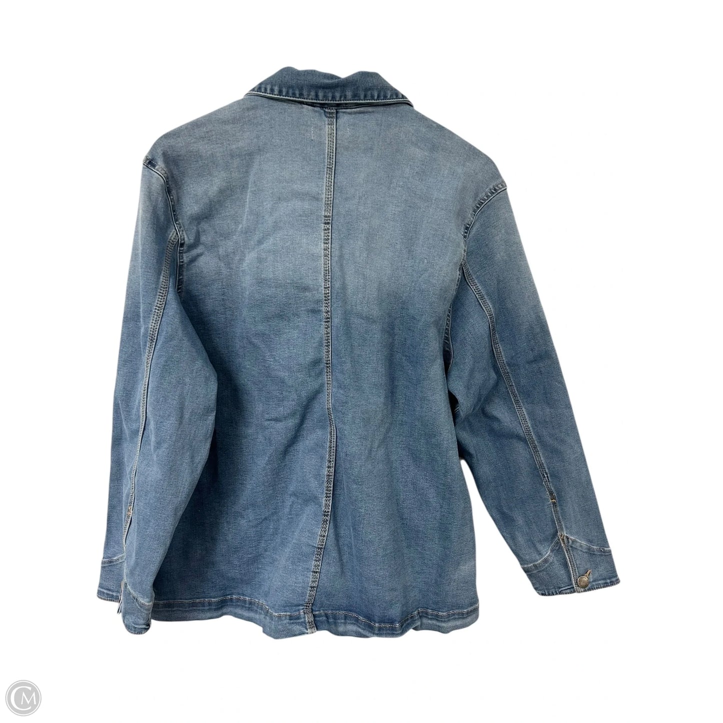 Jacket Denim By Well Worn In Blue Denim, Size: Xl