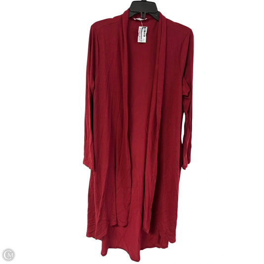 Sweater Cardigan By Cme In Red, Size: Xl