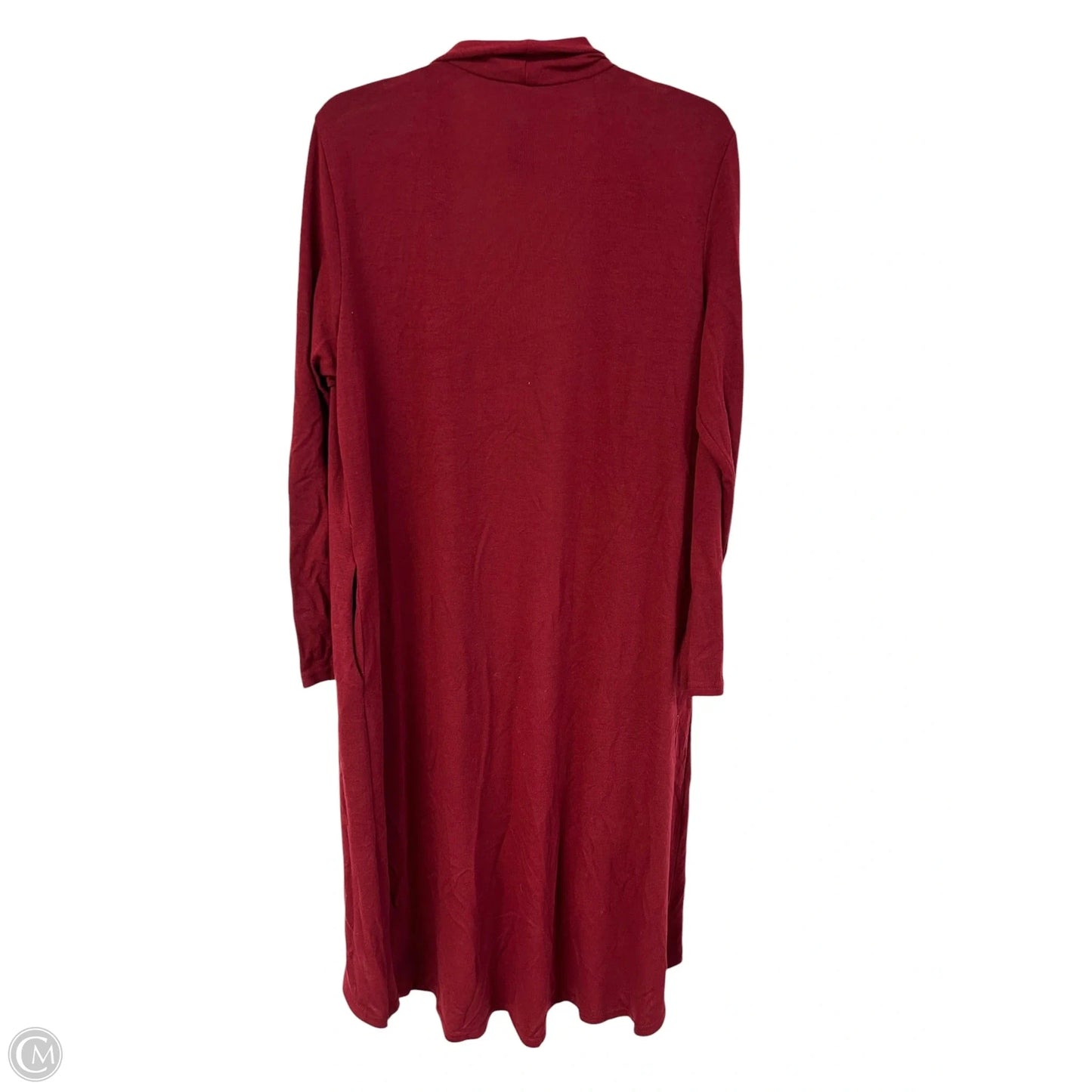 Sweater Cardigan By Cme In Red, Size: Xl