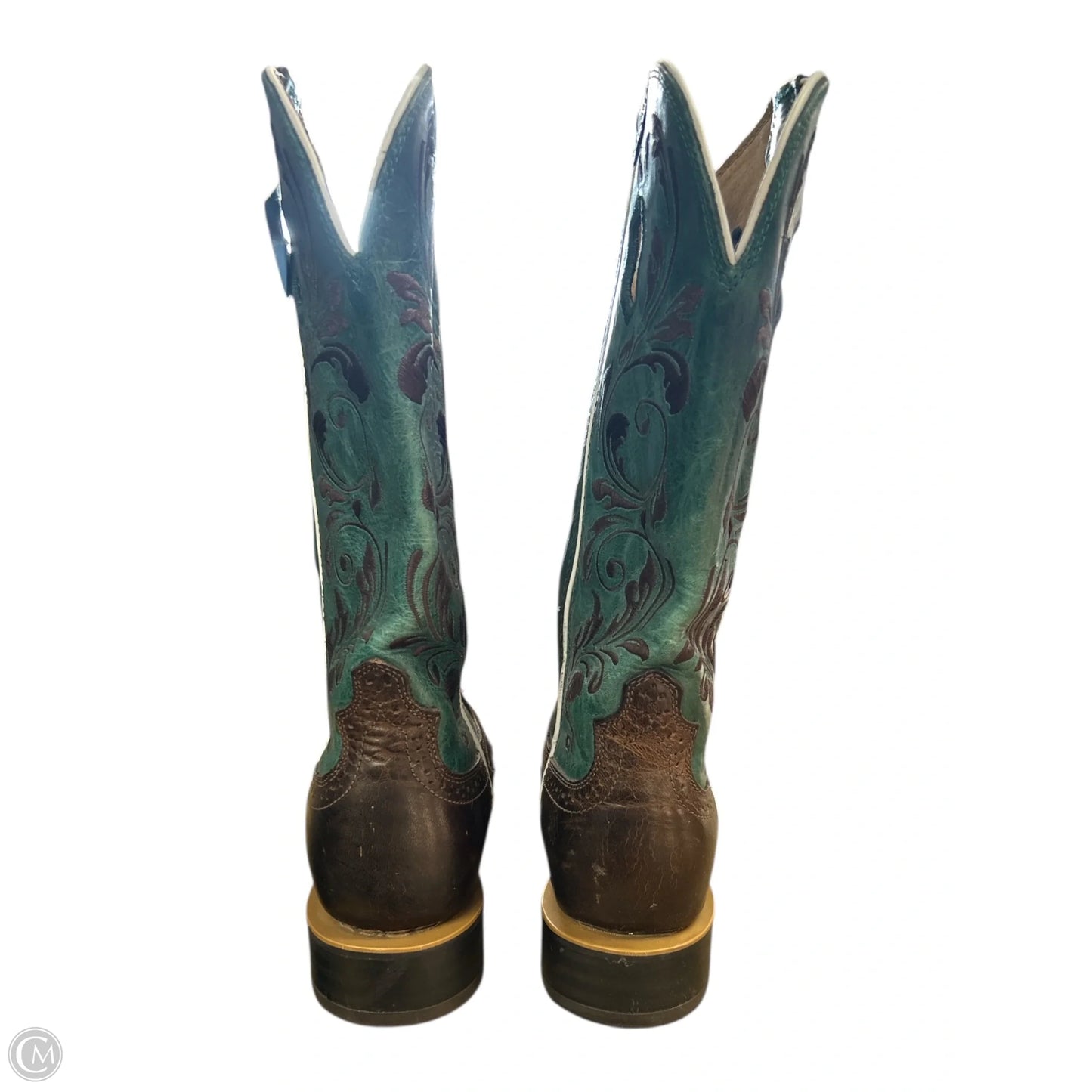 Boots Western By Cmb In Brown & Green, Size: 9