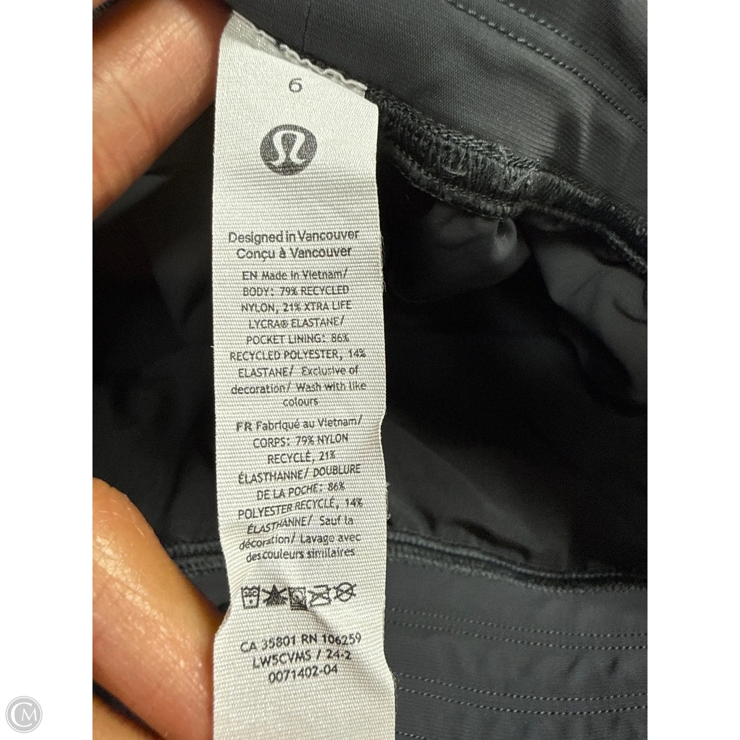 Athletic Pants By Lululemon In Grey, Size: 6
