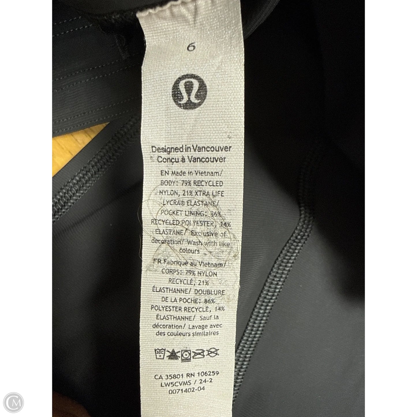 Athletic Pants By Lululemon In Grey, Size: 6