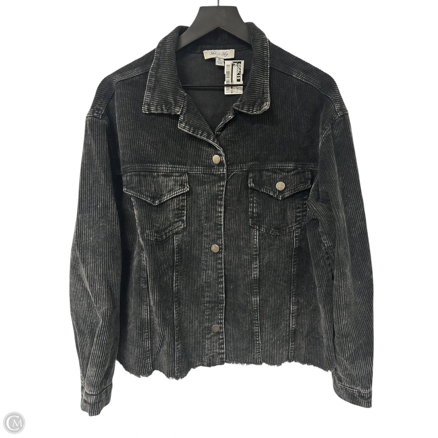 Jacket Shirt By She + Sky In Black, Size: M