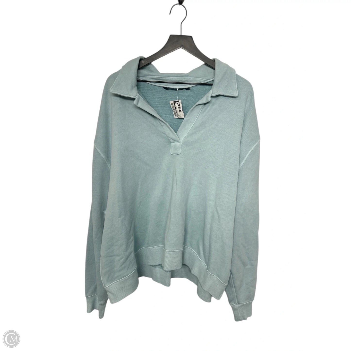 Sweatshirt Collar By Vineyard Vines In Blue, Size: 3x