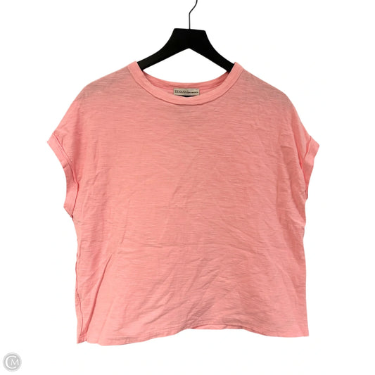 Top Short Sleeve Basic By Zenana In Pink, Size: S