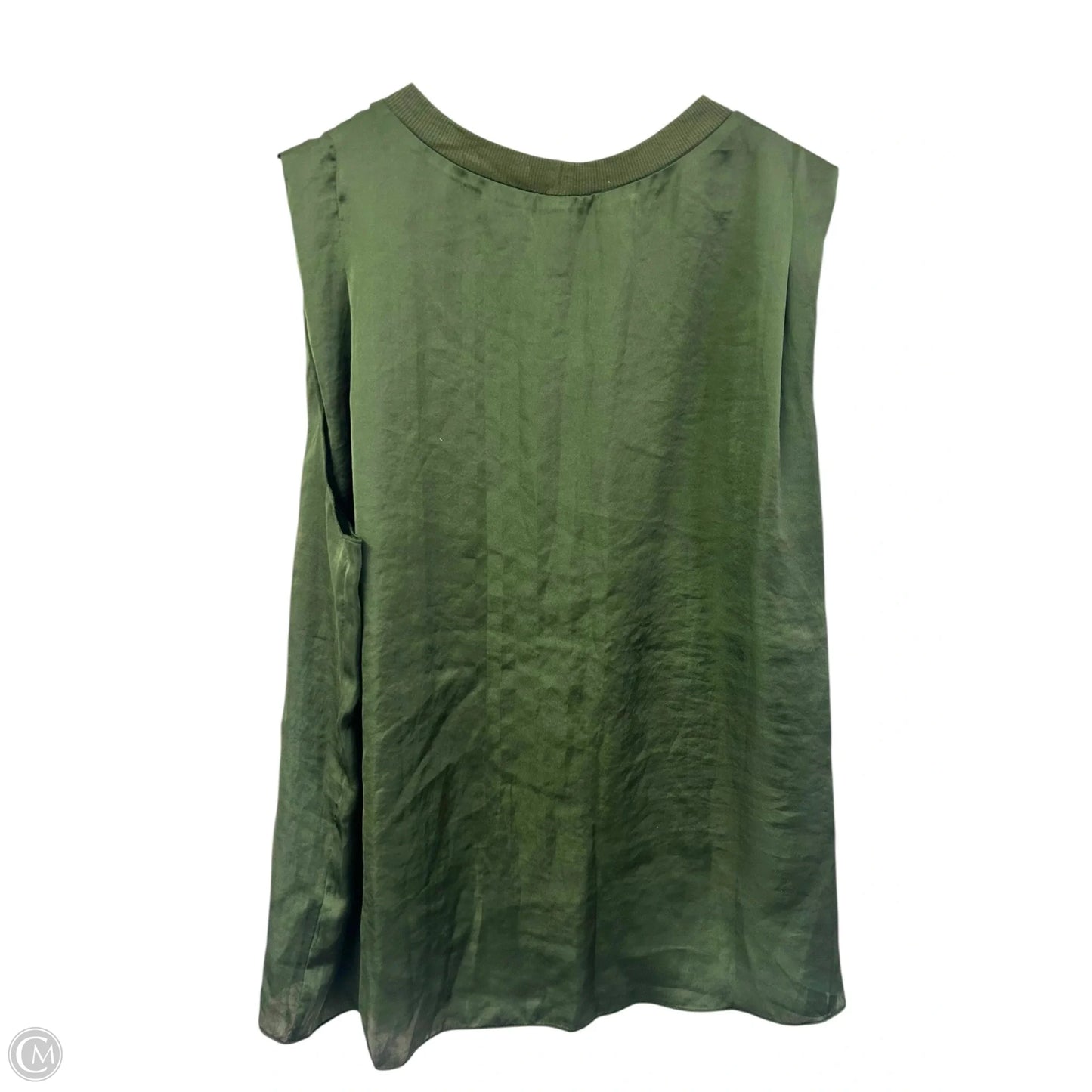 Top Sleeveless By Cabi In Green, Size: S