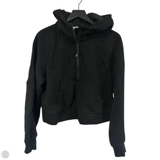 Sweatshirt Hoodie By Lululemon In Black, Size: Xs