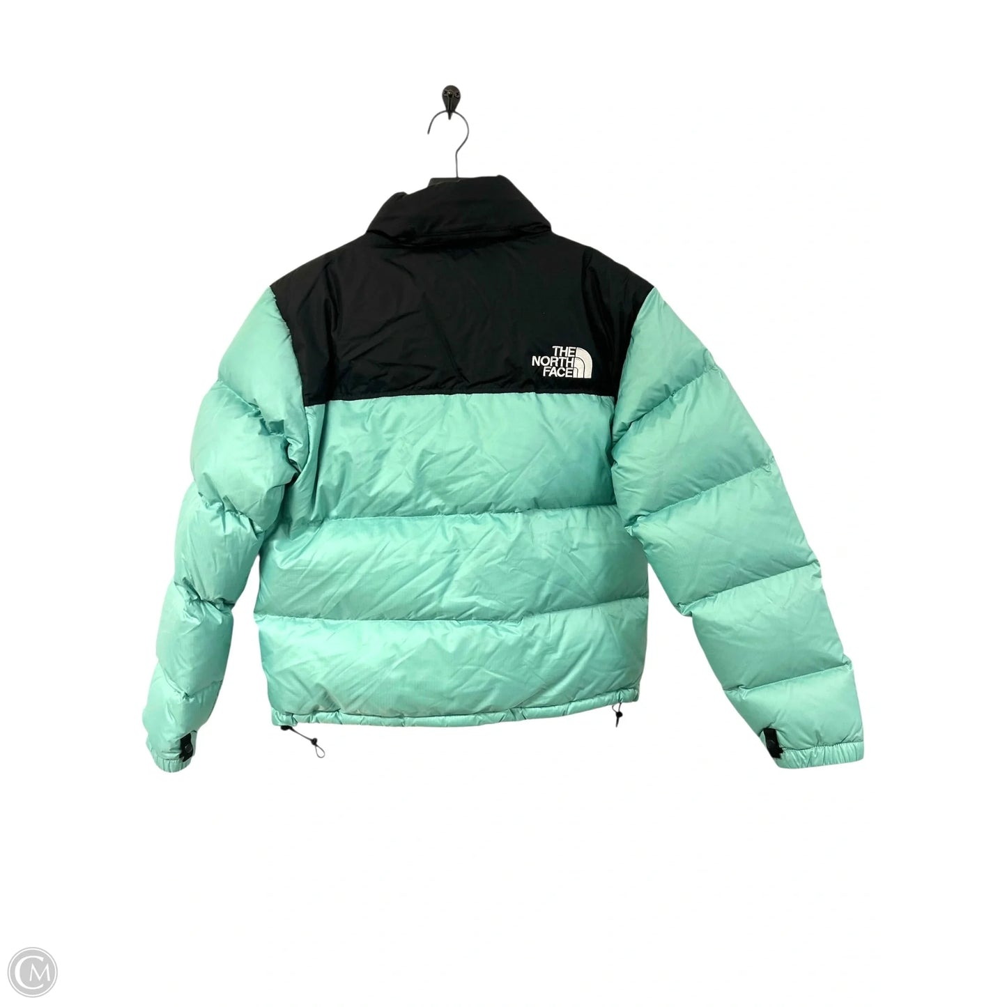 Coat Puffer & Quilted By The North Face In Black & Green, Size: M