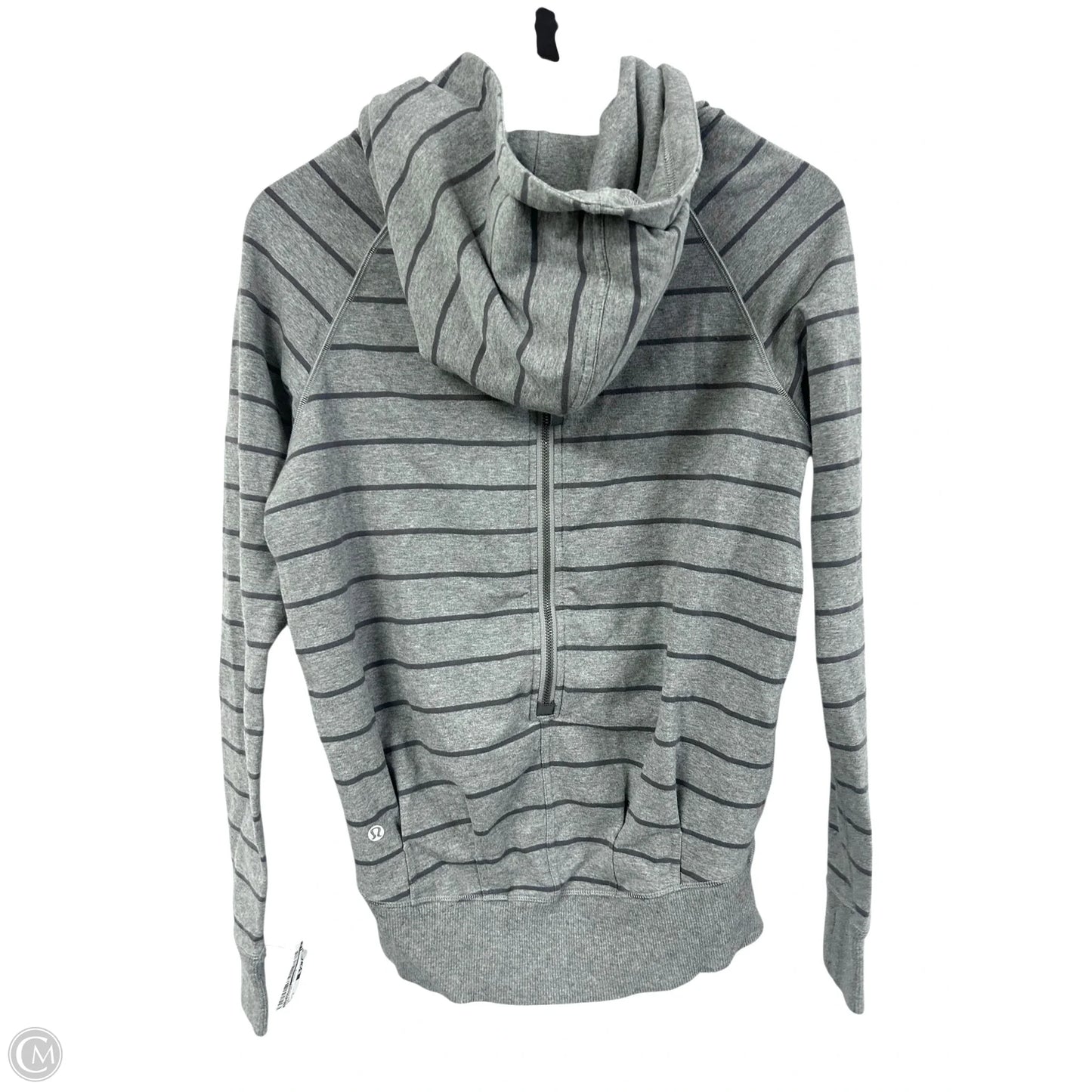 Sweatshirt Hoodie By Lululemon In Grey, Size: 2