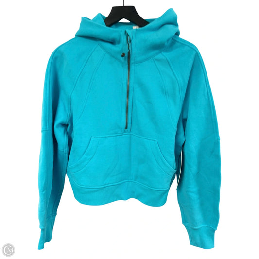 Sweatshirt Hoodie By Lululemon In Blue, Size: Xs