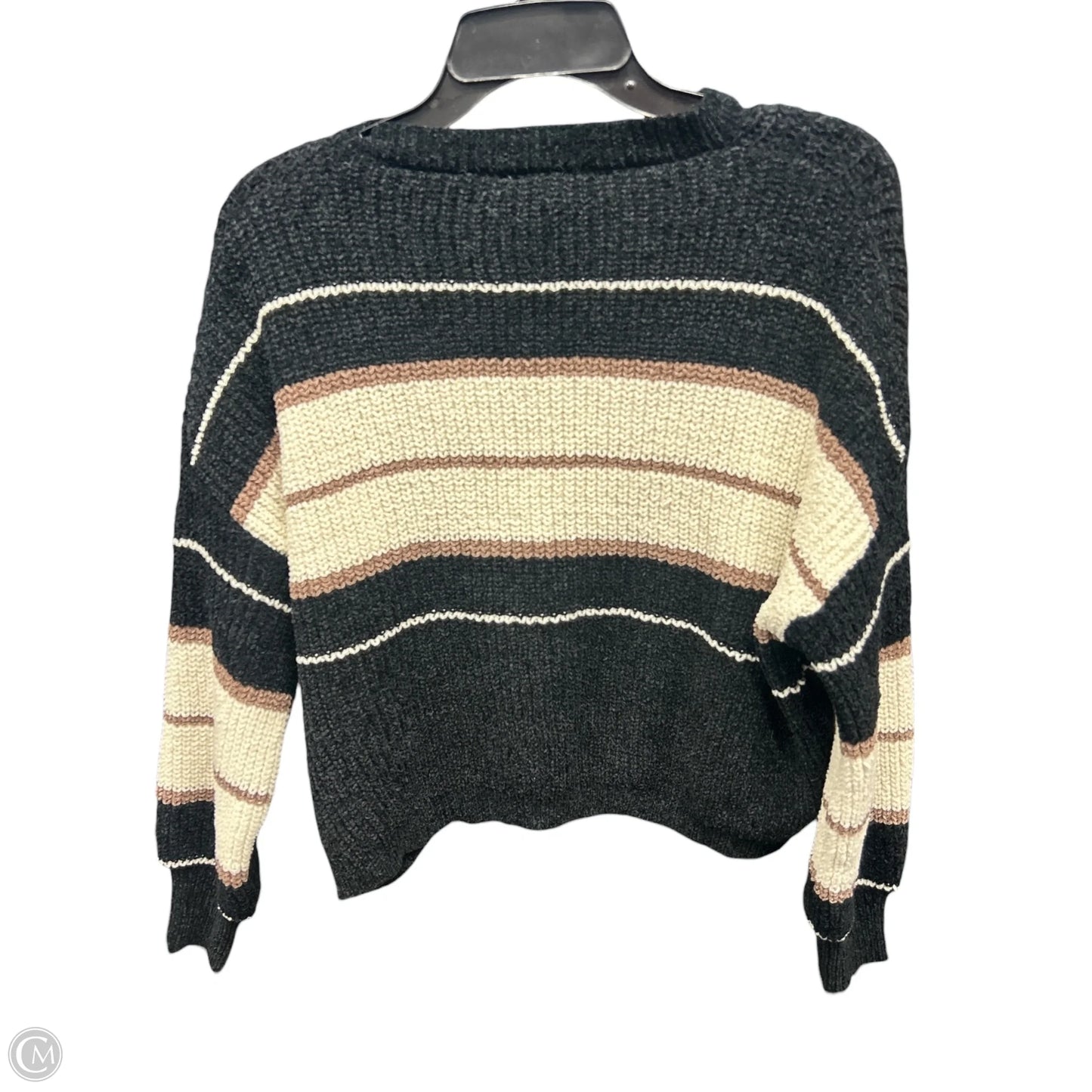 Sweater By Melloday In Black & Cream, Size: S
