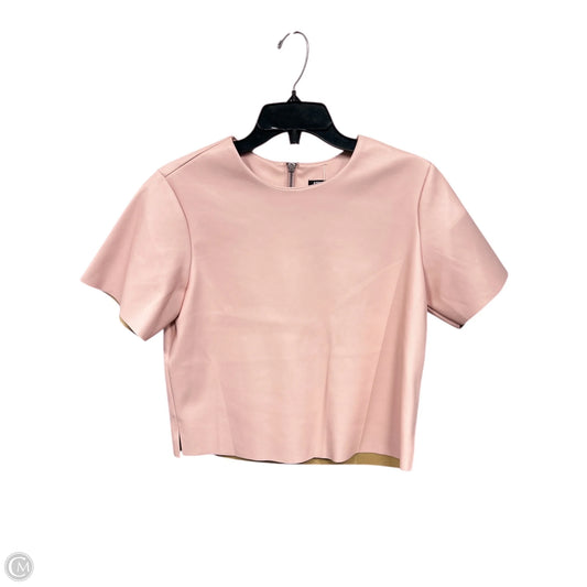 Top Short Sleeve By Steve Madden In Pink, Size: Xs