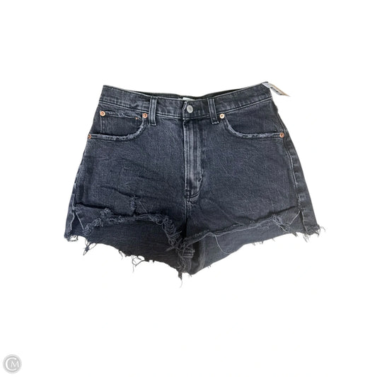 Shorts By Abercrombie And Fitch In Black Denim, Size: 6