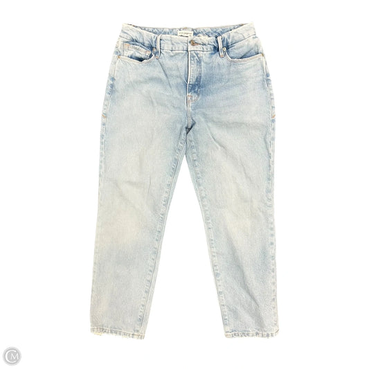 Jeans Straight By Good American In Blue Denim, Size: 2
