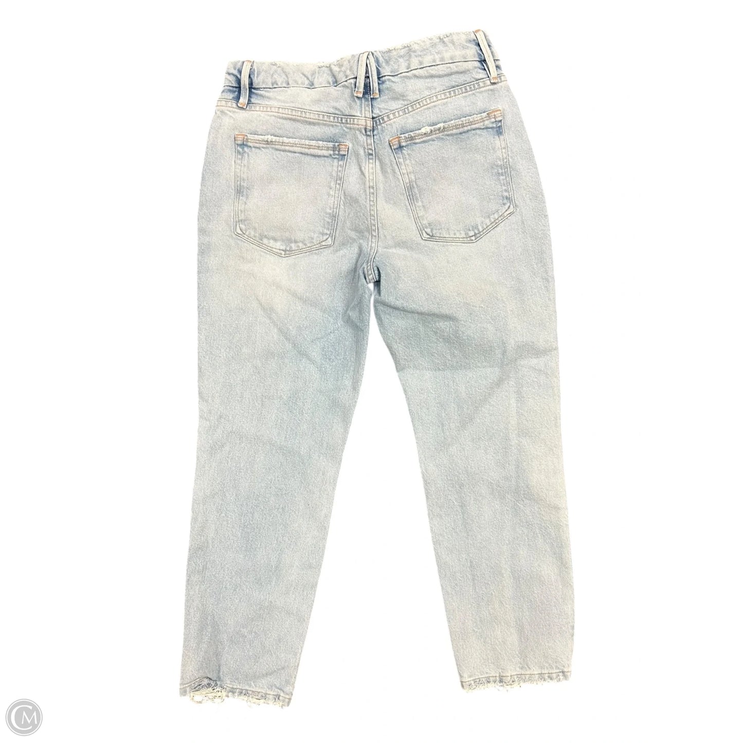 Jeans Straight By Good American In Blue Denim, Size: 2