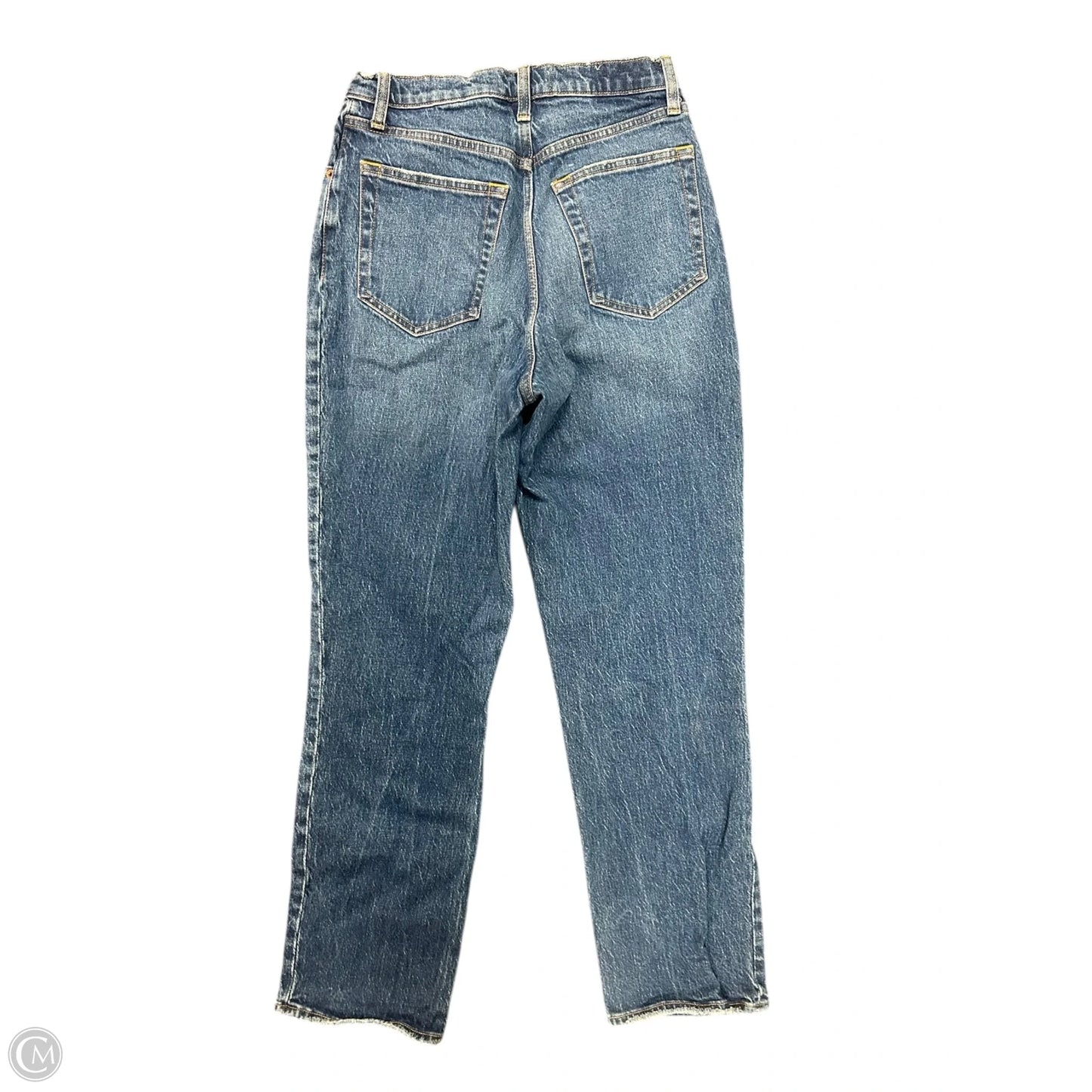 Jeans Straight By Abercrombie And Fitch In Blue Denim, Size: 6