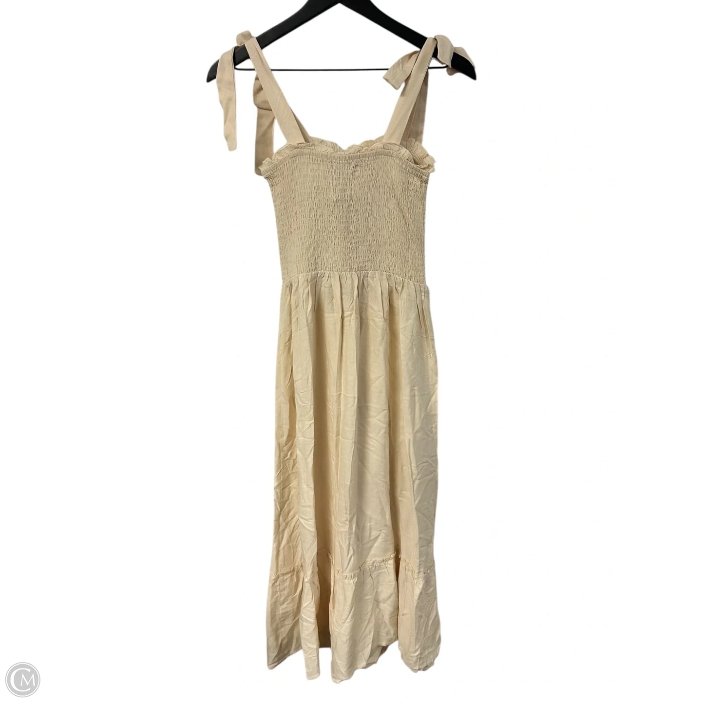 Dress Casual Midi By Zesica In Cream, Size: S
