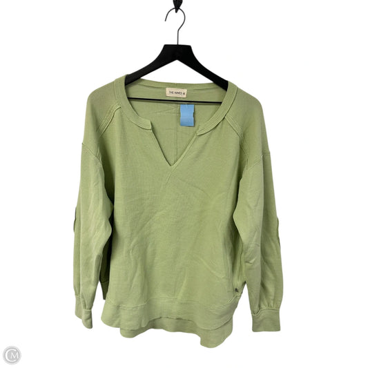 Top Long Sleeve By The Nines In Green, Size: M