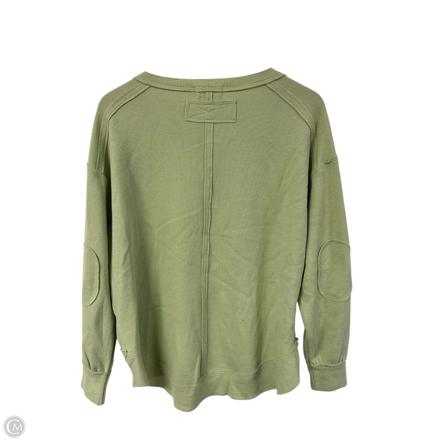 Top Long Sleeve By The Nines In Green, Size: M