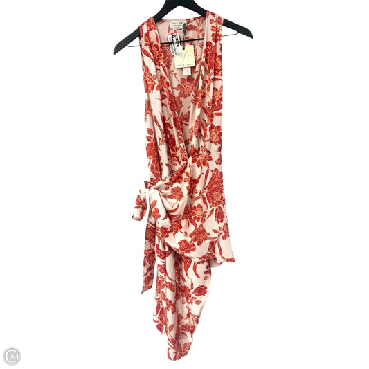 Dress Party Midi By Dress Forum In Orange & White, Size: M