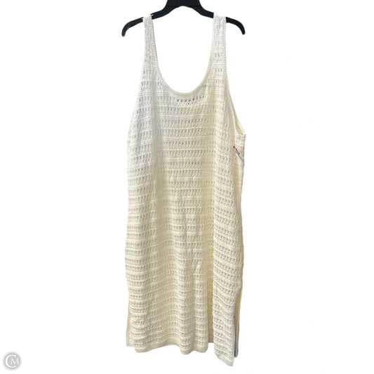 Dress Casual Maxi By Old Navy In Cream, Size: 3x