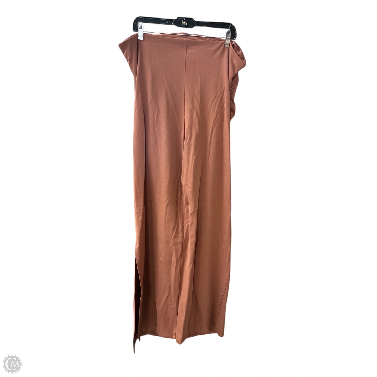 Dress Casual Midi By A New Day In Brown, Size: 1x