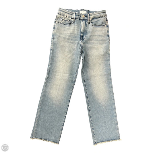 Jeans Skinny By Good American In Blue Denim, Size: 4