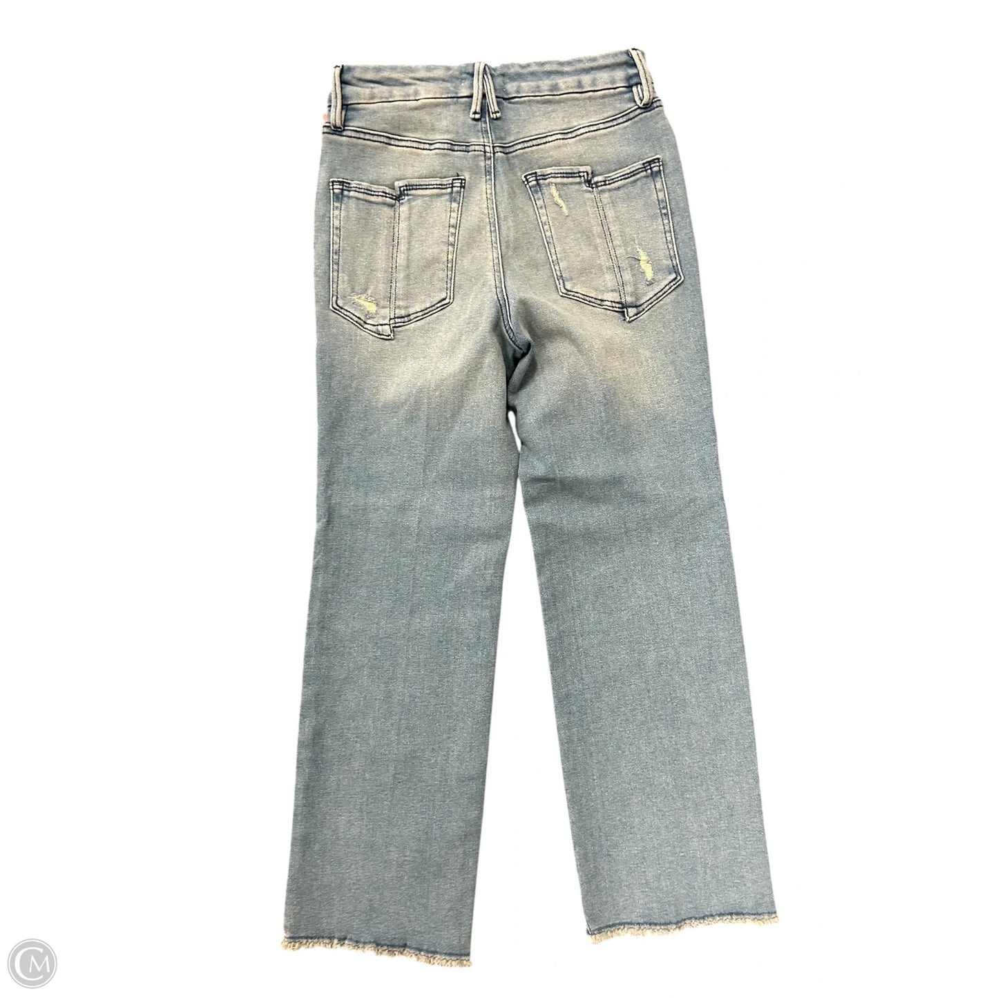 Jeans Skinny By Good American In Blue Denim, Size: 4