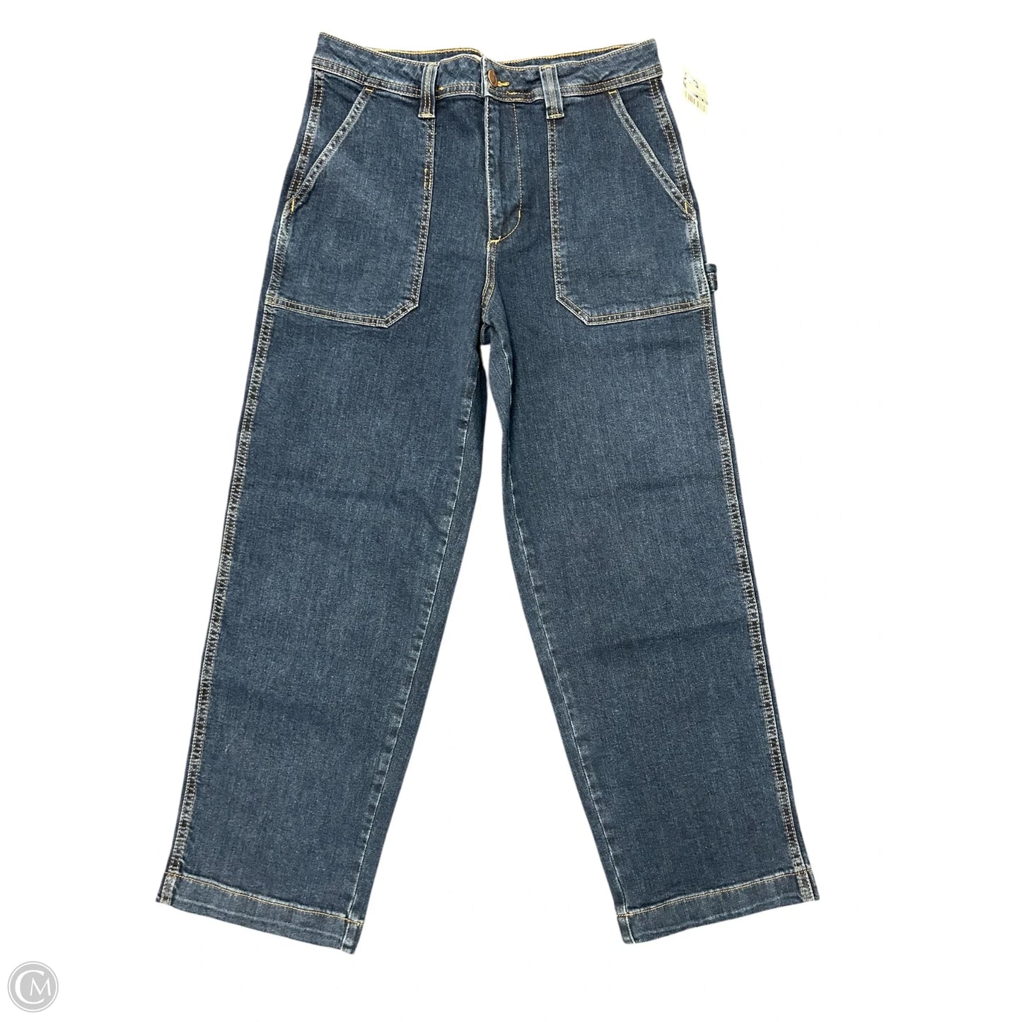 Jeans Cropped By Joes Jeans In Blue Denim, Size: 4