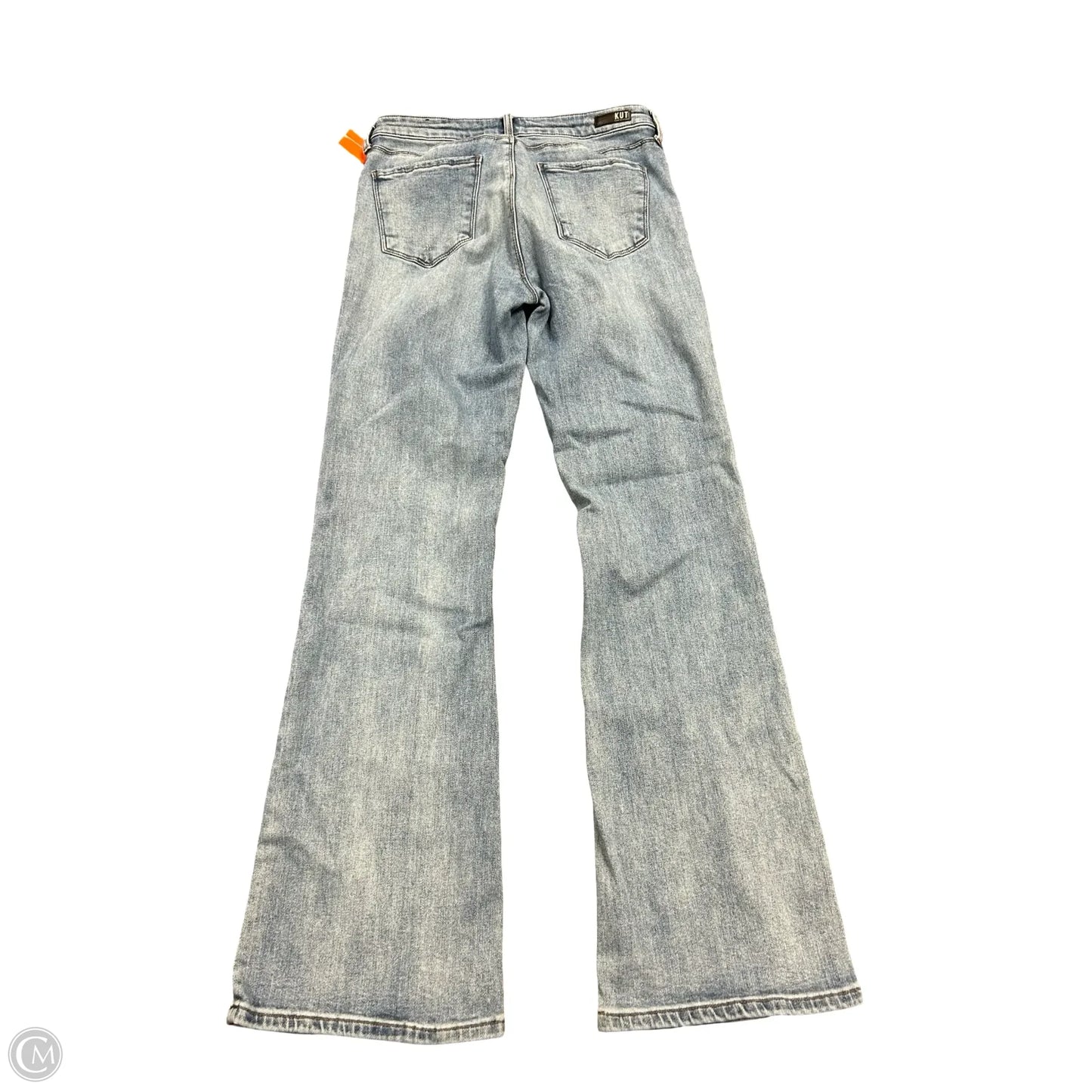 Jeans Flared By Kut In Blue Denim, Size: 10