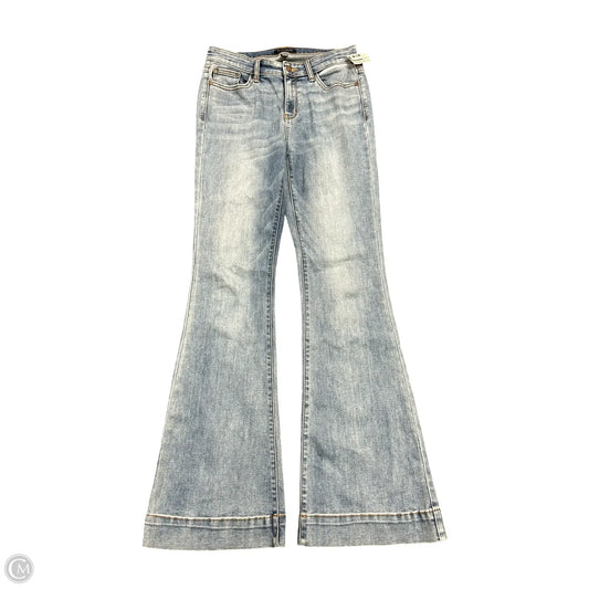 Jeans Flared By Judy Blue In Blue Denim, Size: 6
