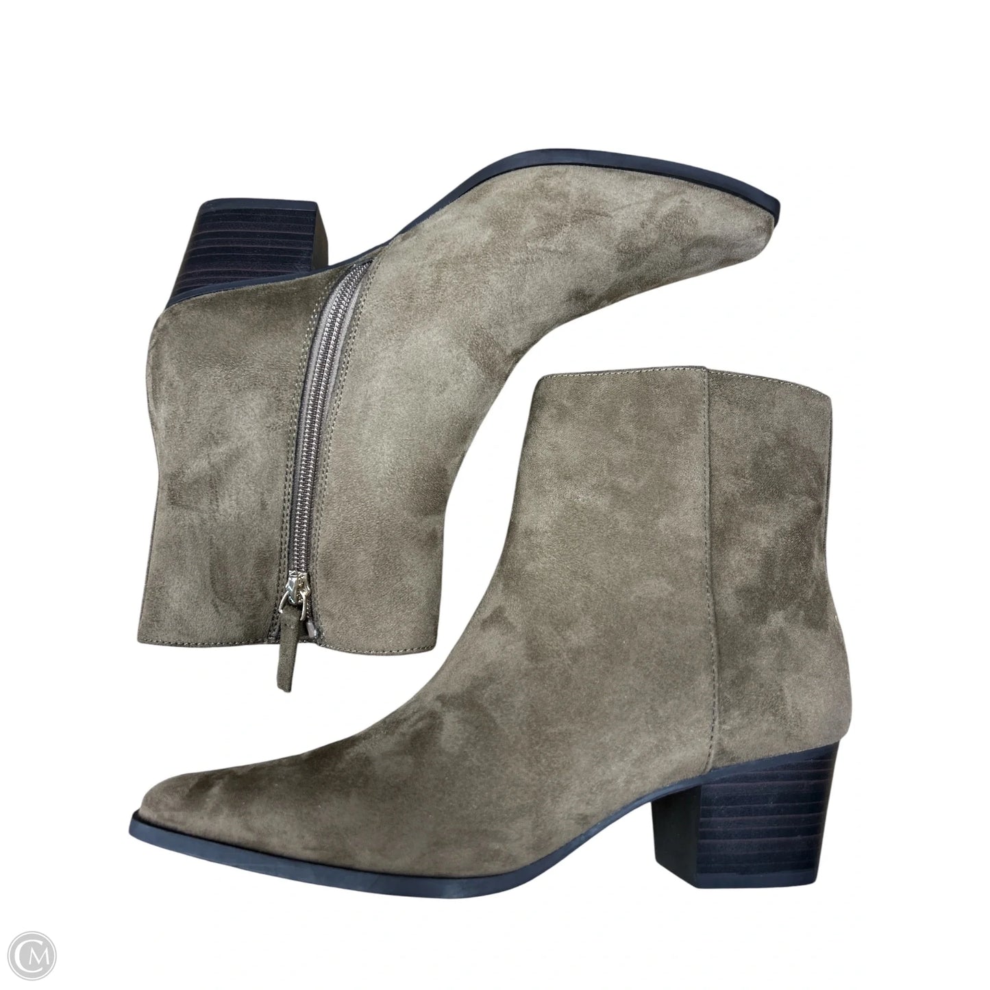 Boots Ankle Heels By Old Navy In Tan, Size: 6