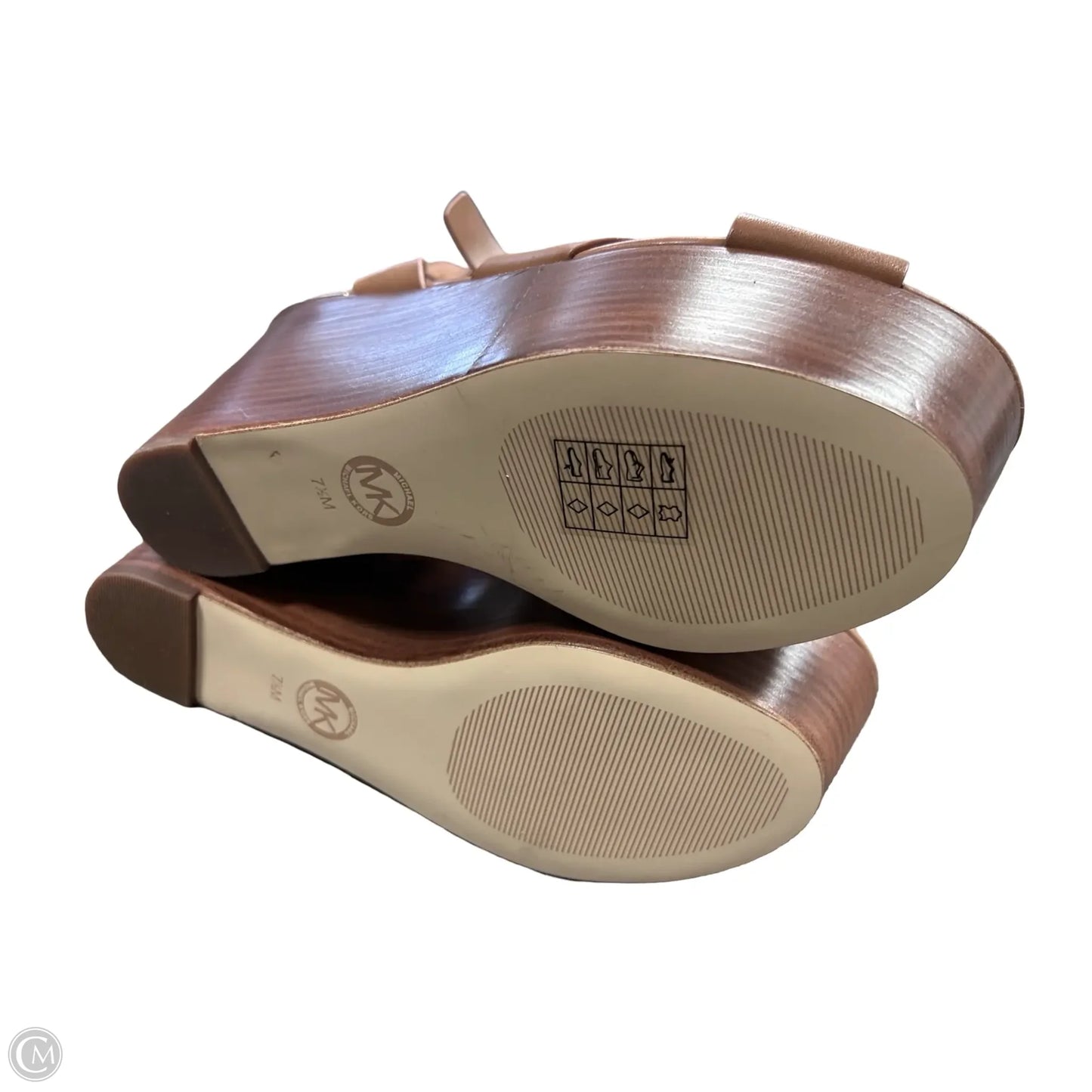Shoes Designer By Michael Kors In Brown, Size: 7.5