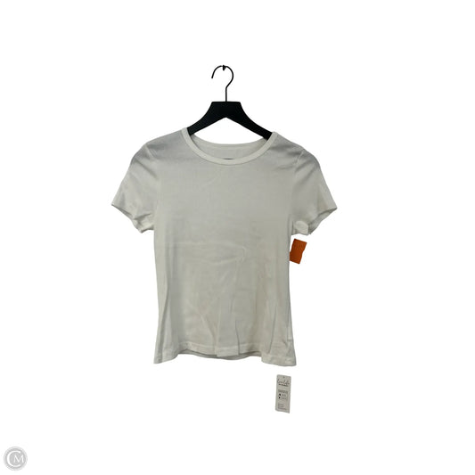Top Short Sleeve Basic By Cupshe In White