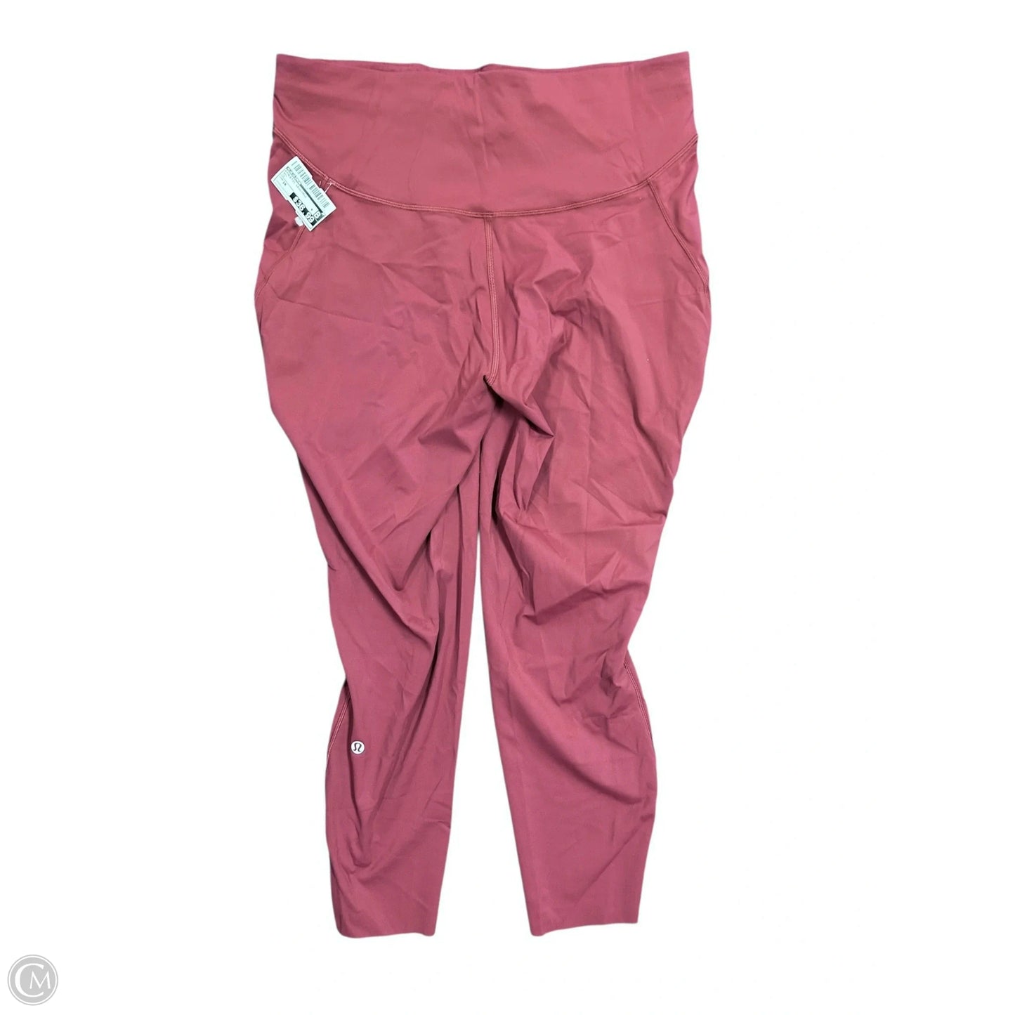 Athletic Leggings By Lululemon In Red, Size: 14