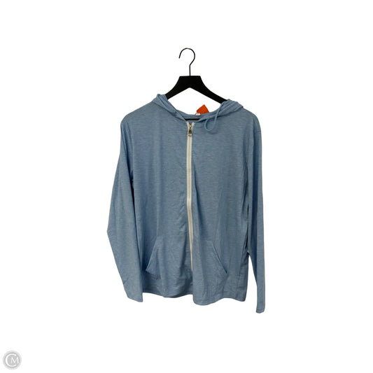 Sweatshirt Hoodie By Cme In Blue, Size: M