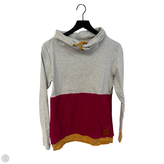 Sweatshirt Collar By Cme In Grey & Pink, Size: M