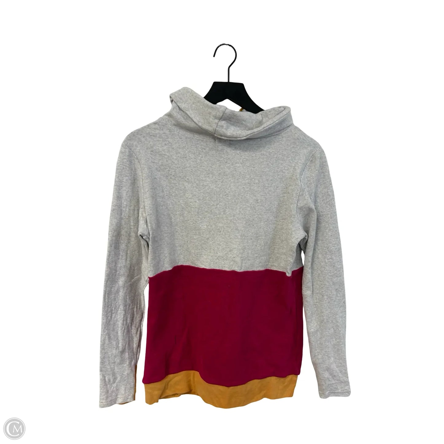 Sweatshirt Collar By Cme In Grey & Pink, Size: M