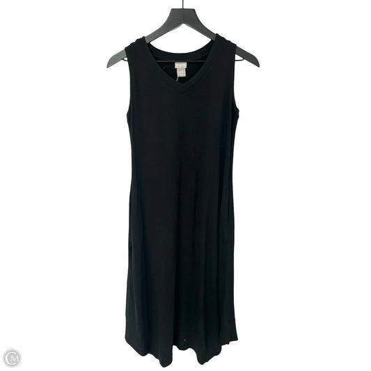 Dress Casual Maxi By Chicos In Black, Size: Xs