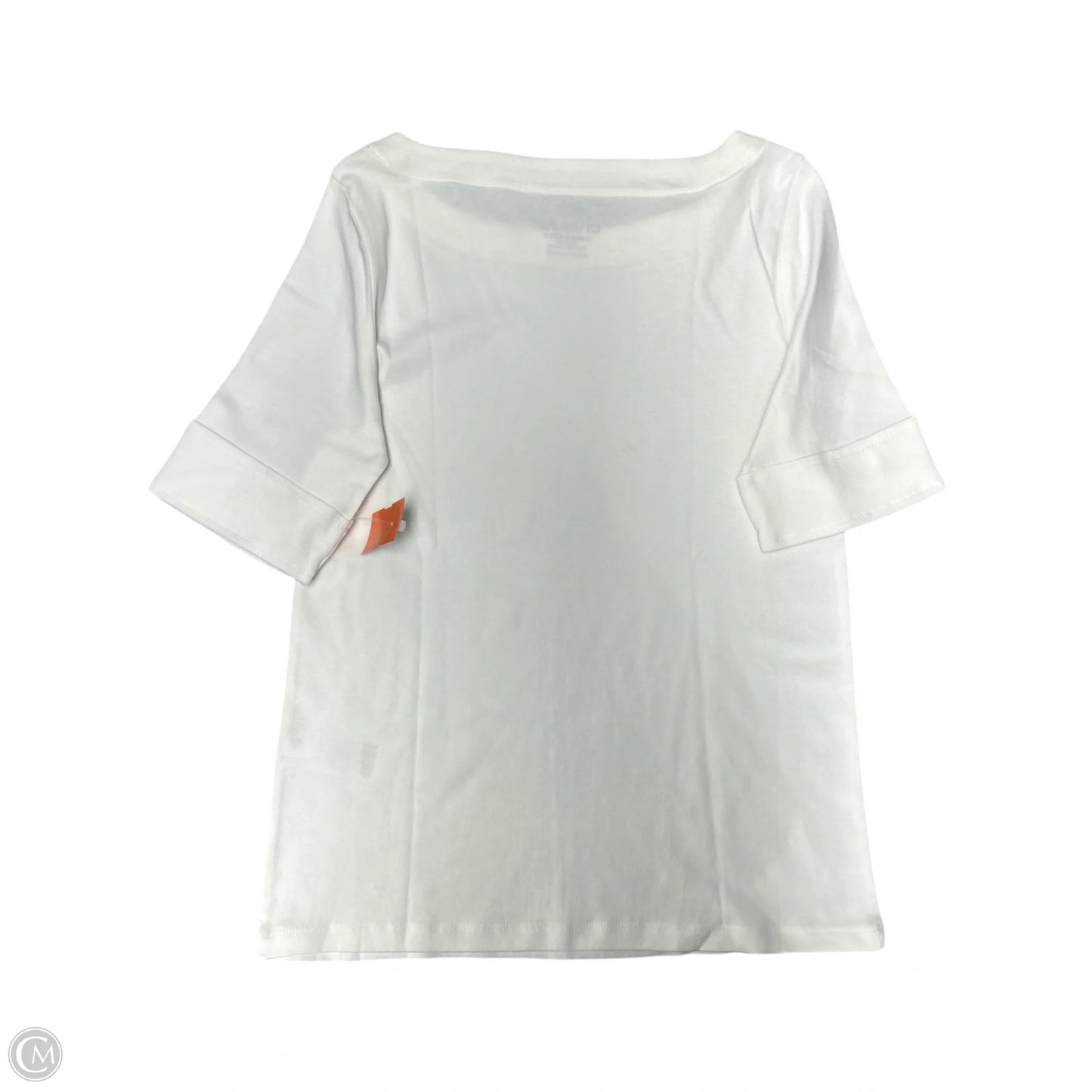 Top Short Sleeve By Chicos In White, Size: S