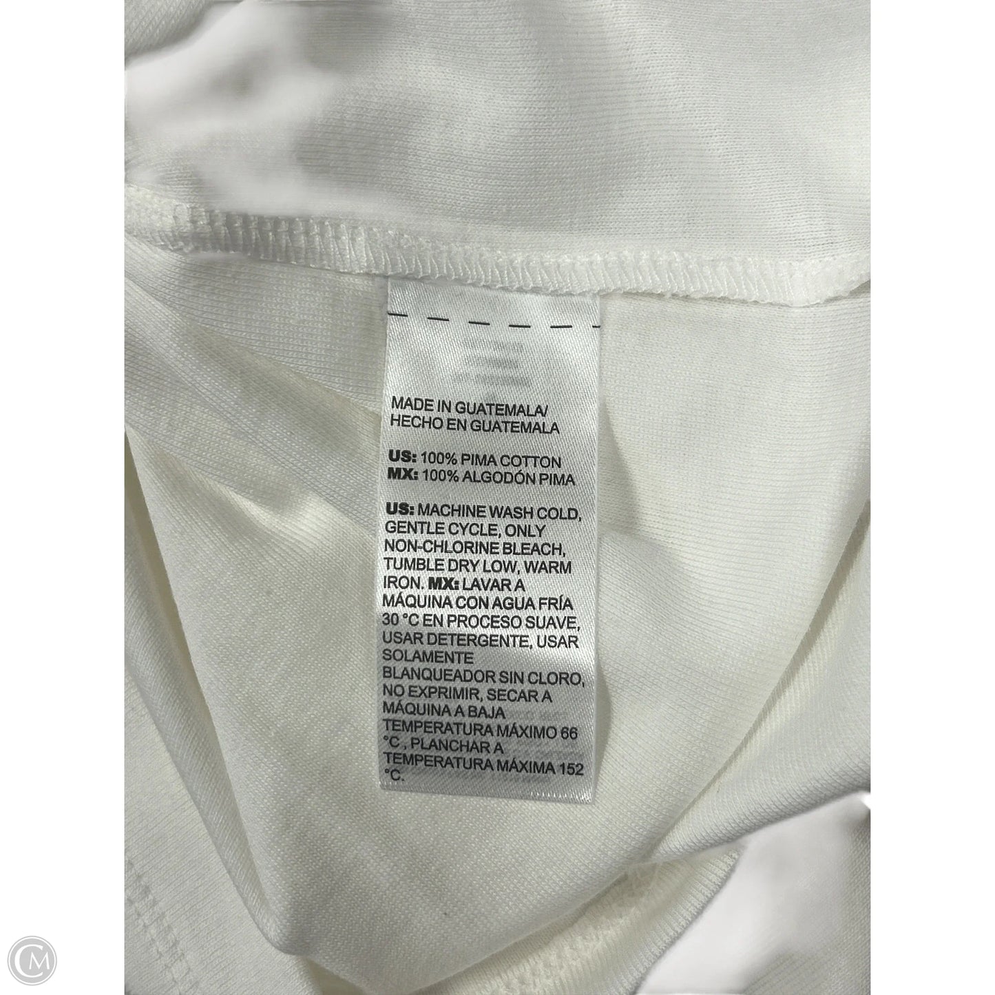 Top Short Sleeve By Chicos In White, Size: S